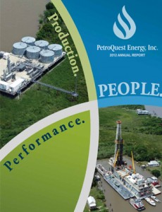 PetroQuest 2012 Annual Report